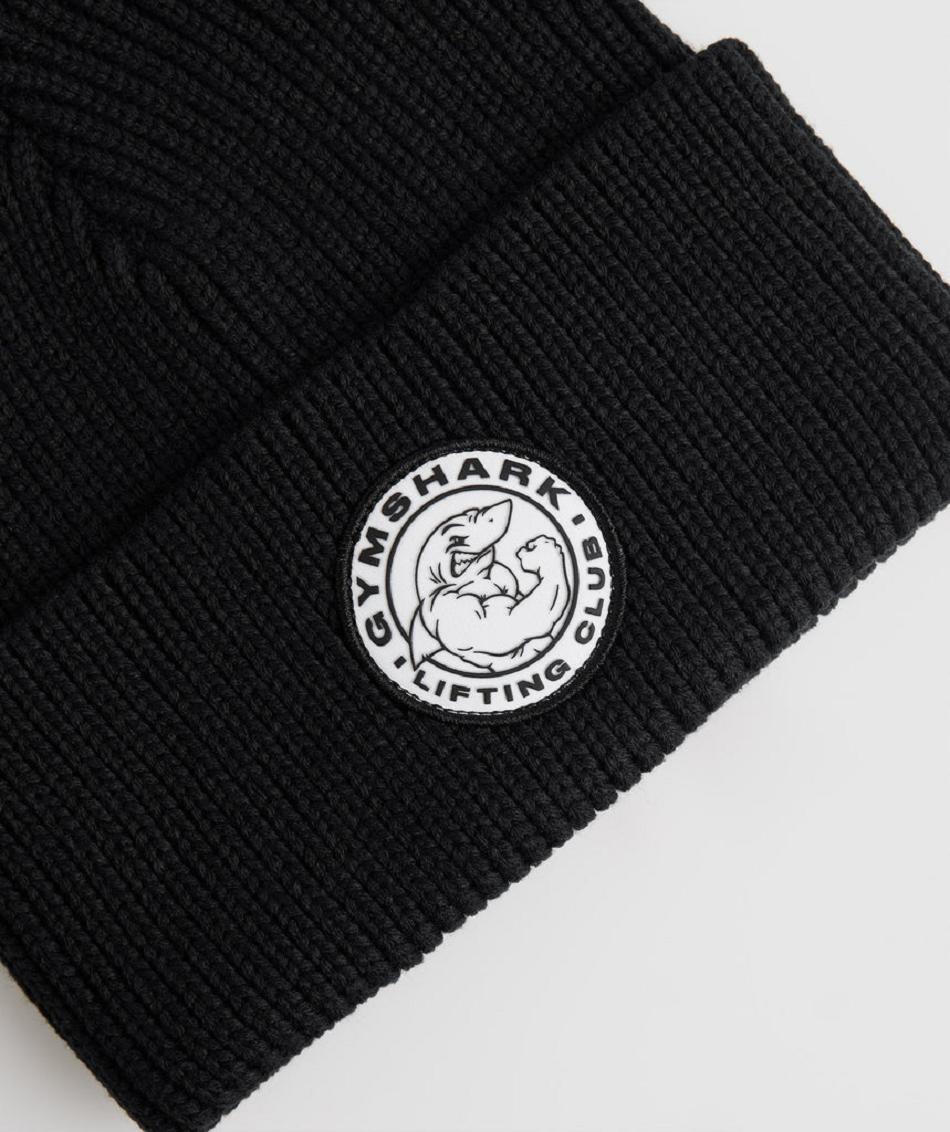 Sombreros Gymshark Legacy Deep Cuff Beanie Mujer Negras | CO 3048AHK